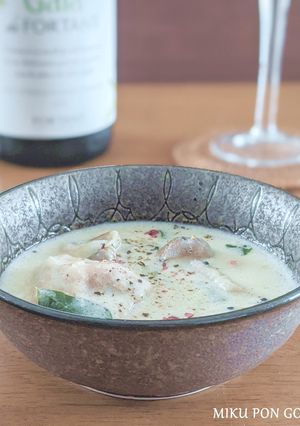 鶏肉とレンズ豆のスパイスクリーム煮-レシピのメイン写真