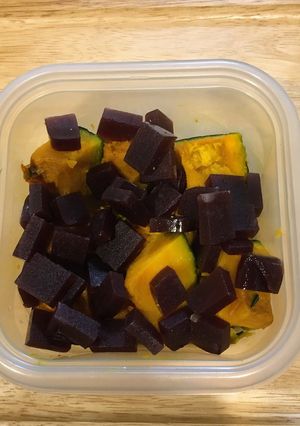 【羊羹で】冬至南瓜(あずきかぼちゃ)風-レシピのメイン写真