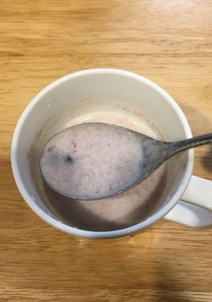 【羊羹で】小豆ミルク お汁粉 水羊羹-レシピのメイン写真
