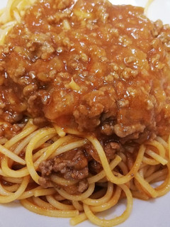 レトルトにひと手間、ミートソースパスタ-レシピのメイン写真