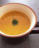 ほっこりかぼちゃとにんじんと栗のスープ