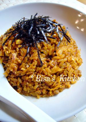 エスニック風✿納豆キムチチャーハン-レシピのメイン写真