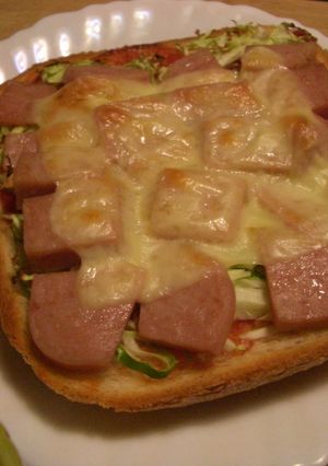スパム・チーズ・キャベツのトースト-レシピのメイン写真