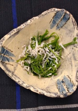 簡単！青じそのしらすのオリーブオイル和え-レシピのメイン写真