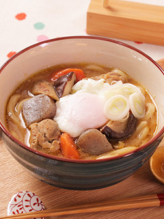 筑前煮みそ煮込みうどん-レシピのメイン写真
