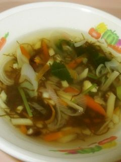 もずくスープ ★宇都宮学校給食-レシピのメイン写真