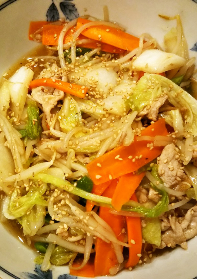 $白菜ともやしと豚肉のうま煮$-レシピのメイン写真