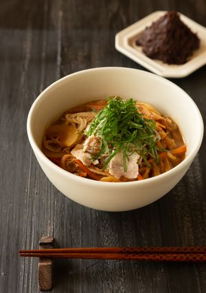 栄養満点！酒粕と赤味噌の冷しビーフン-レシピのメイン写真