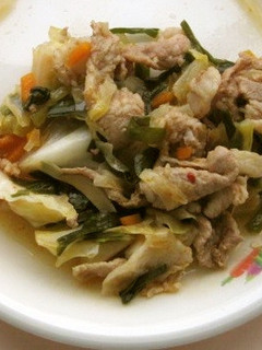 豚キムチ炒め ★宇都宮学校給食-レシピのメイン写真