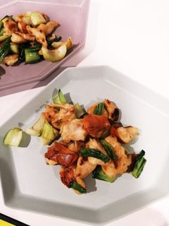 鶏ささみと野菜の炒めもの-レシピのメイン写真