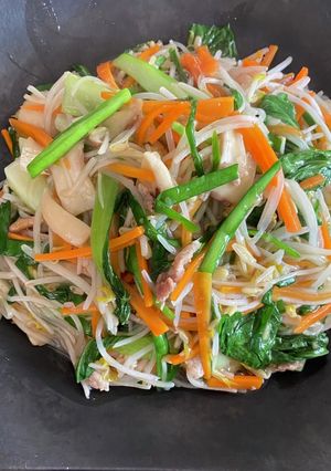 野菜炒めのあんかけ♪-レシピのメイン写真