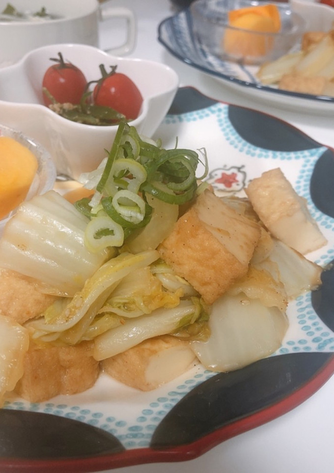 厚揚げとはくさいのスタミナ炒め-レシピのメイン写真