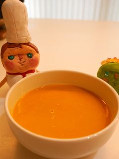 栄養満点!カボチャスープ-レシピのメイン写真