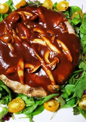 簡単!映える!ケーキハンバーグ!-レシピのメイン写真