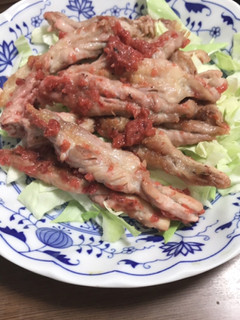 せせりの梅あえ-レシピのメイン写真