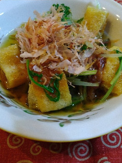 鎌田だし醤油で水菜と焼き油揚げのお浸し-レシピのメイン写真