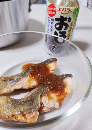 蒸した鮭におろしポン酢-レシピのメイン写真