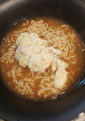 ポテサラみそラーメン-レシピのメイン写真