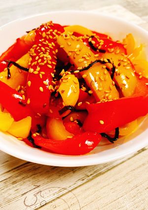 旨みたっぷり♡パプリカの塩昆布和え-レシピのメイン写真