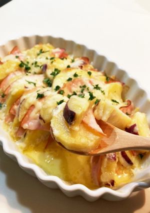 さつまいもとハムのオーブン焼き☆-レシピのメイン写真