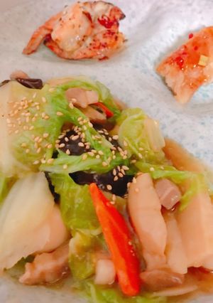 八宝菜と中華丼の間-レシピのメイン写真
