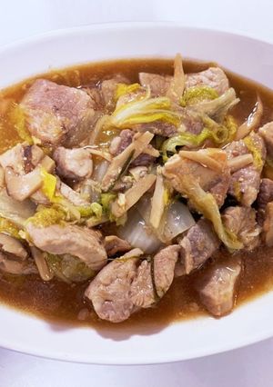 食べ終えたモツ鍋をアレンジ！(醤油)-レシピのメイン写真