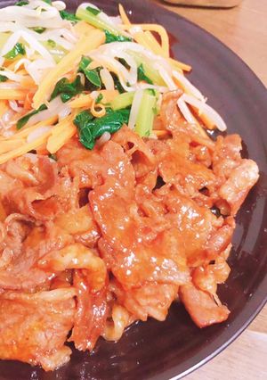 豚こまでプルコギ風炒め-レシピのメイン写真
