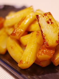 蓮根とちくわのバター醤油焼き-レシピのメイン写真