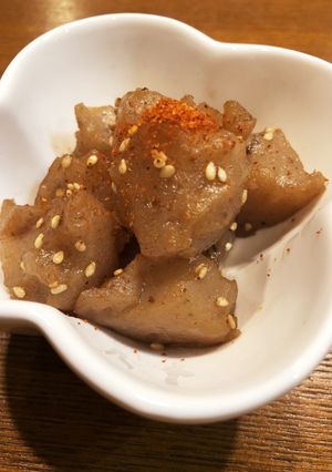 こんにゃくの甘辛炒め-レシピのメイン写真