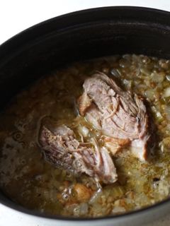 塩豚とレンズ豆の煮込み-レシピのメイン写真