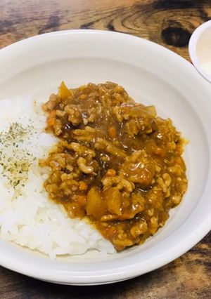 レンジでパパッとドライカレー♡ひとり飯-レシピのメイン写真