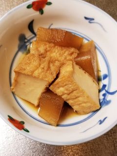 厚揚げと大根の甘辛煮-レシピのメイン写真
