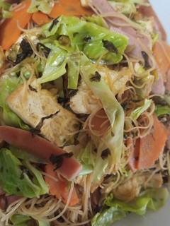 簡単!厚揚げと高菜の焼きビーフン-レシピのメイン写真