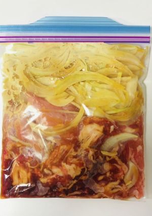【下味冷凍】豚こまの焼き肉丼-レシピのメイン写真