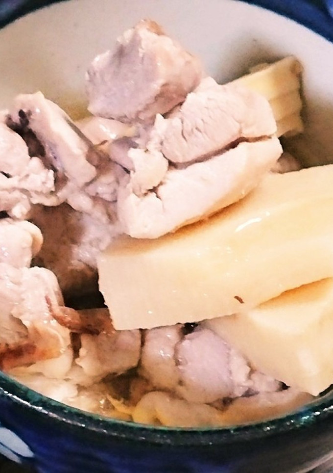 鶏ももと筍のあっさり煮込み-レシピのメイン写真