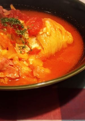 ロールキャベツのトマトスープ煮-レシピのメイン写真