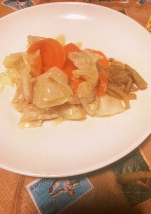 簡単節約火使わずロス無し野菜の甘辛和え♩-レシピのメイン写真