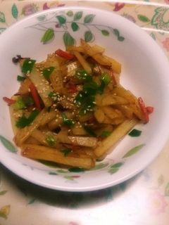 ジャガイモのオイスターソース炒め-レシピのメイン写真