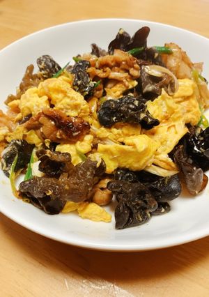 簡単！本格中華！！豚肉とキクラゲの卵炒め-レシピのメイン写真