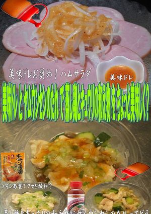 美味ドレとヤムウンセンで蒸し鶏とキュウリ-レシピのメイン写真