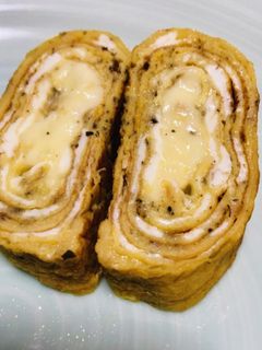 イタリアンなチーズ入り卵焼き-レシピのメイン写真