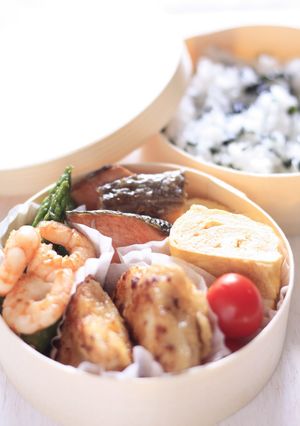再利用のわっぱ弁当♪-レシピのメイン写真