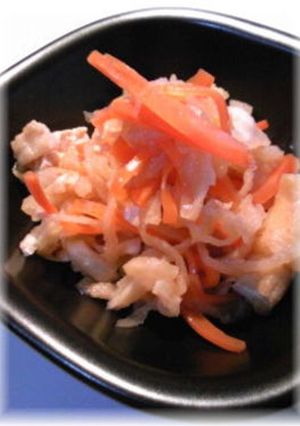 切り干し大根と人参と油揚げの煮物-レシピのメイン写真