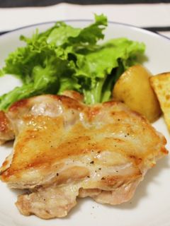 皮パリッ!基本のチキンソテー-レシピのメイン写真