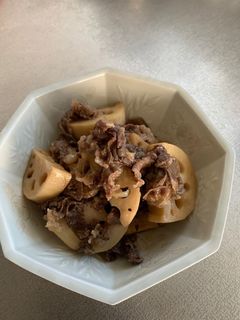 牛肉れんこん-レシピのメイン写真