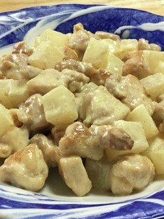 簡単でオシャレな鶏と大根のクリーム炒め-レシピのメイン写真