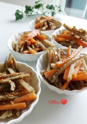 目指せ！給食のごぼうサラダ-レシピのメイン写真