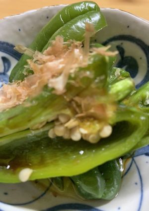 蒸しピーマンのおひたし-レシピのメイン写真