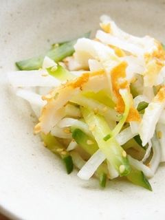 胡瓜・大根・竹輪のさっぱり酢の物♪-レシピのメイン写真