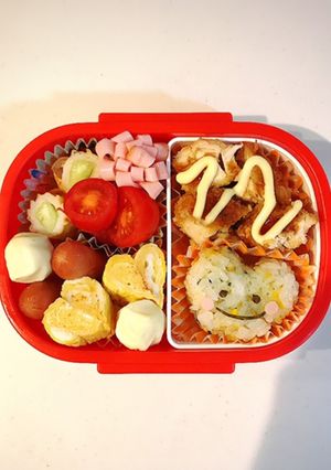 簡単！年少さんのハートちゃん弁当♡-レシピのメイン写真